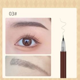 3/1 Pcs Liquid Wenkbrauw Tattoo Potlood 0.01Mm Ultra Dunne Kop Waterdichte Wenkbrauw Pen Zweet-Proof Gemakkelijk Om Kleur eye Cosmetische Make-Up - 03