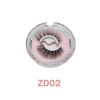 1Pair Glue-free False Eyelashes Wispy Natural Lashes Long Eyelash Self-adhesive Lash Extension Reusable Handmade Lash For Makeup - ZD02