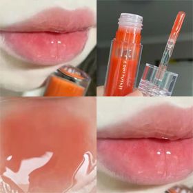 1/3Pcs Transparent Lip Gloss Crystal Jelly Mirror Liquid Lipstick Glitter Clear Moisturize Lip Tint Cosmetic For Lip Makeup Base - 1Pc 07