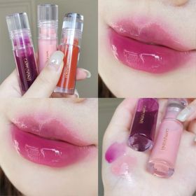 1/3Pcs Transparent Lip Gloss Crystal Jelly Mirror Liquid Lipstick Glitter Clear Moisturize Lip Tint Cosmetic For Lip Makeup Base - 1Pc 08