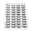 20 Pairs Mink Lashes Natural False Eyelashes Dramatic Volume Fake Lashes Soft Thick Long Eyelashes Wispy Makeup Extension 2022 - YP403