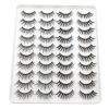 20 Pairs Mink Lashes Natural False Eyelashes Dramatic Volume Fake Lashes Soft Thick Long Eyelashes Wispy Makeup Extension 2022 - YP210