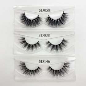 Wholesale 20/30/40/50Pairs Eyelashes 3D Mink Lashes Handmade Fluffy Dramatic Lashes Cruelty Free False Eyelashes Makeup Lashes - 100 pairs - 058 038 1