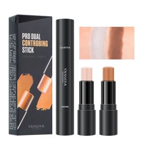 Face Highlighter Contour Sticks Makeup Double Ended Contouring Highlight Stick - 01