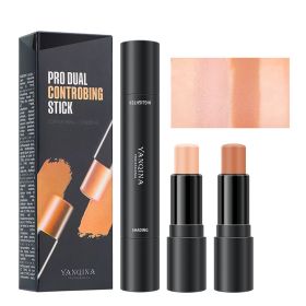 Face Highlighter Contour Sticks Makeup Double Ended Contouring Highlight Stick - 02