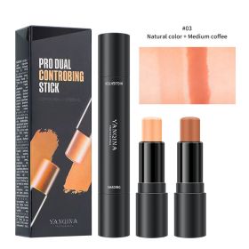 Face Highlighter Contour Sticks Makeup Double Ended Contouring Highlight Stick - 03