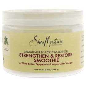 Jamaican Black Castor Oil Strengthen and Restore Smoothie Cream by Shea Moisture for Unisex - 11.5 oz Cream - Unisex - 11.5 oz