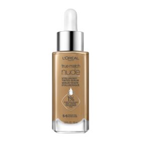 L'Oreal Paris True Match Hyaluronic Tinted Serum Foundation Makeup;  Medium Tan 5-6;  1 fl oz - L'Oreal Paris