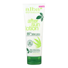 Alba Botanica - After Sun Lotion - 85% Aloe - 8 oz - 1517143