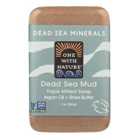 One With Nature Dead Sea Mineral Dead Sea Mud Soap - 7 oz - 0650234