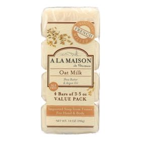 A La Maison - Bar Soap - Oat Milk - Value 4 Pack - 1015700