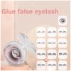 1Pair Glue-free False Eyelashes Wispy Natural Lashes Long Eyelash Self-adhesive Lash Extension Reusable Handmade Lash For Makeup - ZD19