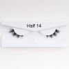 1Pair Mink Half Lashes Soft Thick Eye End Lengthening Faux Eyelashes Natural Long Handmade Eyelash Cross Curl 3D Lash For Makeup - 05