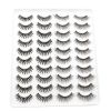 20 Pairs Mink Lashes Natural False Eyelashes Dramatic Volume Fake Lashes Soft Thick Long Eyelashes Wispy Makeup Extension 2022 - 2201