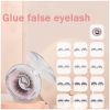 1Pair Glue-free False Eyelashes Wispy Natural Lashes Long Eyelash Self-adhesive Lash Extension Reusable Handmade Lash For Makeup - FZ1-24