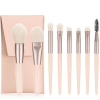 Morandi Color Matching Makeup Brush 8 Pcs Set Foundation Eye Shadow Blush Brush - apricot