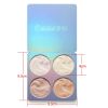 Highlighter Palette Illuminator Powder Palette White Highlighter Baked Waterproof Long Lasting Brilliant Lighten Skin Makeup Palette - 02