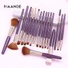 Maange 18 PCs Soft Fluffy Makeup Brushes Set for cosmetics Foundation Blush Powder Eyeshadow Kabuki Blending Makeup brush beauty - 18 makeup brushes p