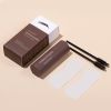 3pcs Eyebrow Stamp Shaping Kit Reusable Makeup Brow Powder Cosmetic Set - COLOR 1