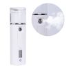 New Upgrade Mini Portable Nano Sprayer USB Facial Body Atomizer Steamer Moisturizing Skin Care Handheld Spray Skin Moisture Test - pink