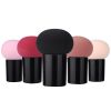 Mushroom Head Cosmetic Puff Foundation Makeup Sponge Powder Puff Smooth Sponge Multi- Function Dry &amp; Wet Beauty Makeup Tool - Rose Red