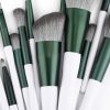 12 Green Glaze Makeup Brush Makeup Tool Brushes - 1