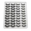 20 Pairs Mink Lashes Natural False Eyelashes Dramatic Volume Fake Lashes Soft Thick Long Eyelashes Wispy Makeup Extension 2022 - YP403