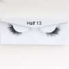 1Pair Mink Half Lashes Soft Thick Eye End Lengthening Faux Eyelashes Natural Long Handmade Eyelash Cross Curl 3D Lash For Makeup - 03