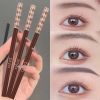 Newly 0.01MM Ultra Thin Head Liquid Eyebrow Pen Natural Waterproof Sweat-proof Eyebrow Pencil For Beginners In Makeup Cosmetic - 1pc Brown