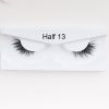 1Pair Mink Half Lashes Soft Thick Eye End Lengthening Faux Eyelashes Natural Long Handmade Eyelash Cross Curl 3D Lash For Makeup - 11