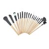 18 Pcs Makeup Brushes Set Powder Foundation Eyeshadow Brushes ( Pouch Bag) - default