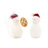 Holiday Snowman Makeup Sponge As Gift For Own Love People  - white - Concealer Beauty Sponge