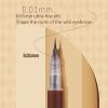 Newly 0.01MM Ultra Thin Head Liquid Eyebrow Pen Natural Waterproof Sweat-proof Eyebrow Pencil For Beginners In Makeup Cosmetic - 1pc Brown