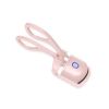 Portable Heated Eyelash Curler Electric Temperature Control Mini Eyelash Curler Electric Charging Makeup Tool - pink - 150mA