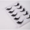 New 5Pairs High Quality Faux Eyelashes Handmade 3D Winged Natural Long Lashes Soft Cat Eye Fake Eyelash For Eye Makeup Wholesale - ZY19978-D289